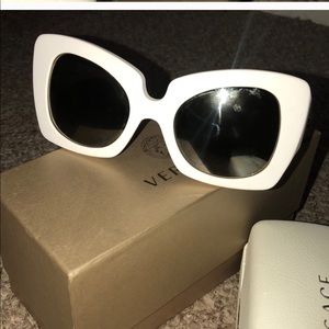 Authentic white Versace sunglasses special edition